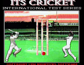 ITS Cricket - 1995 Edition_Disk1 screen shot title